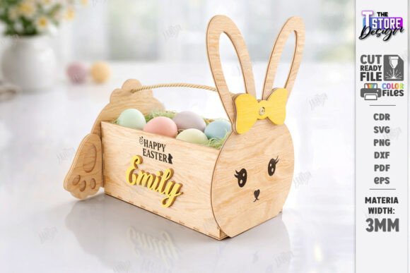 Download Personalized Easter Basket Laser Cut - Premium Resources
