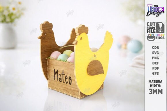 Download Personalized Easter Basket Laser Cut - Premium Resources