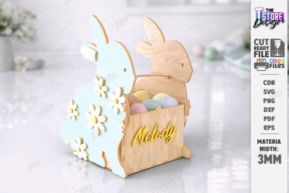 Download Personalized Easter Basket Laser Cut - Premium Resources