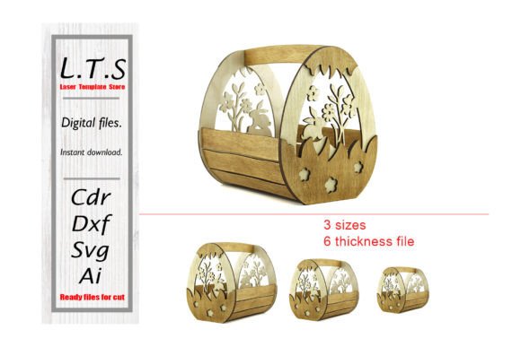 Download Easter Basket Svg. Laser Cut Baskets - Easter basket svg Collection