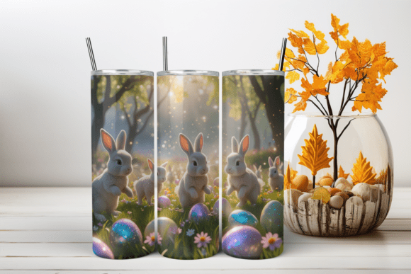 Download Enchanted Easter Bunny Tumbler Wrap - Enchanted easter Collection