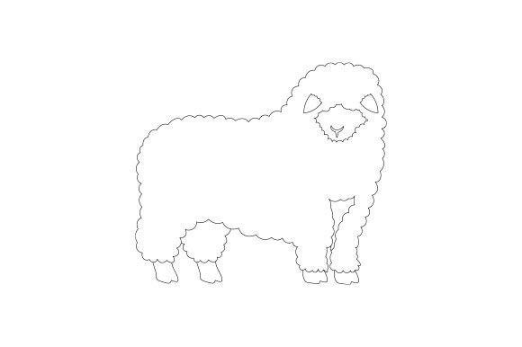 Download Valais Blacknose Sheep Line Art - Sheep line art Collection