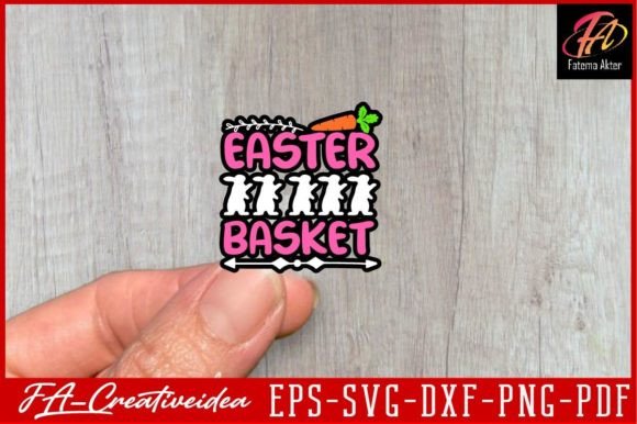 Download Easter Basket Svg Sticker Design - Easter basket svg Collection