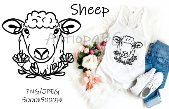 Download Sheep Line Art - Sheep line art Collection