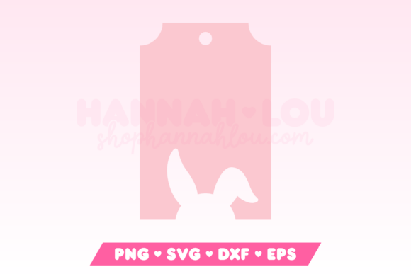 Download Easter Gift Tag SVG with Easter Bunny - Premium Bundle